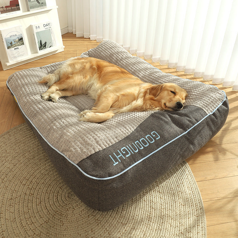 Say Goodbye to the Trouble of Changing Dog Beds Seasonally! Extra-large Warm Dog Mats, Perfect for Medium and Large-sized Dogs
