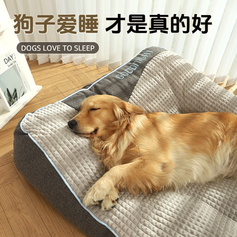 Say Goodbye to the Trouble of Changing Dog Beds Seasonally! Extra-large Warm Dog Mats, Perfect for Medium and Large-sized Dogs