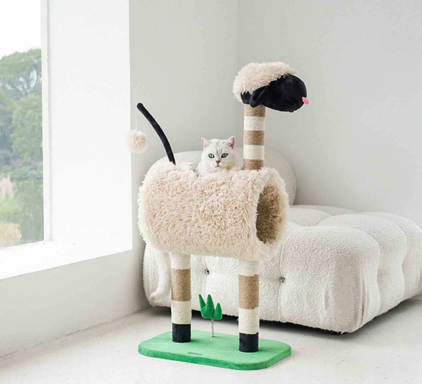 Black Face Lamb Cat Climbing Frame
