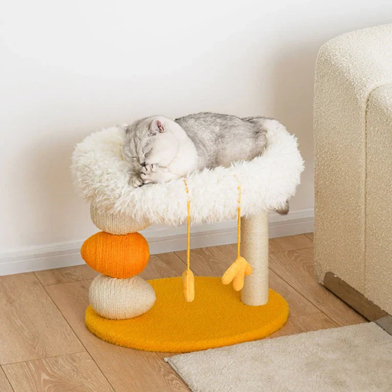 Zeze- Cat Tree Cat Bed Cat Scratch Post-Hen Roost